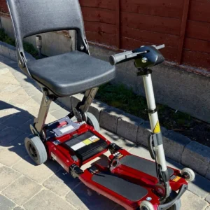 Red Luggie Folding Mobility Boot Scooter