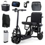2025 New Upgrade Folding Mobility Scooter for Adults