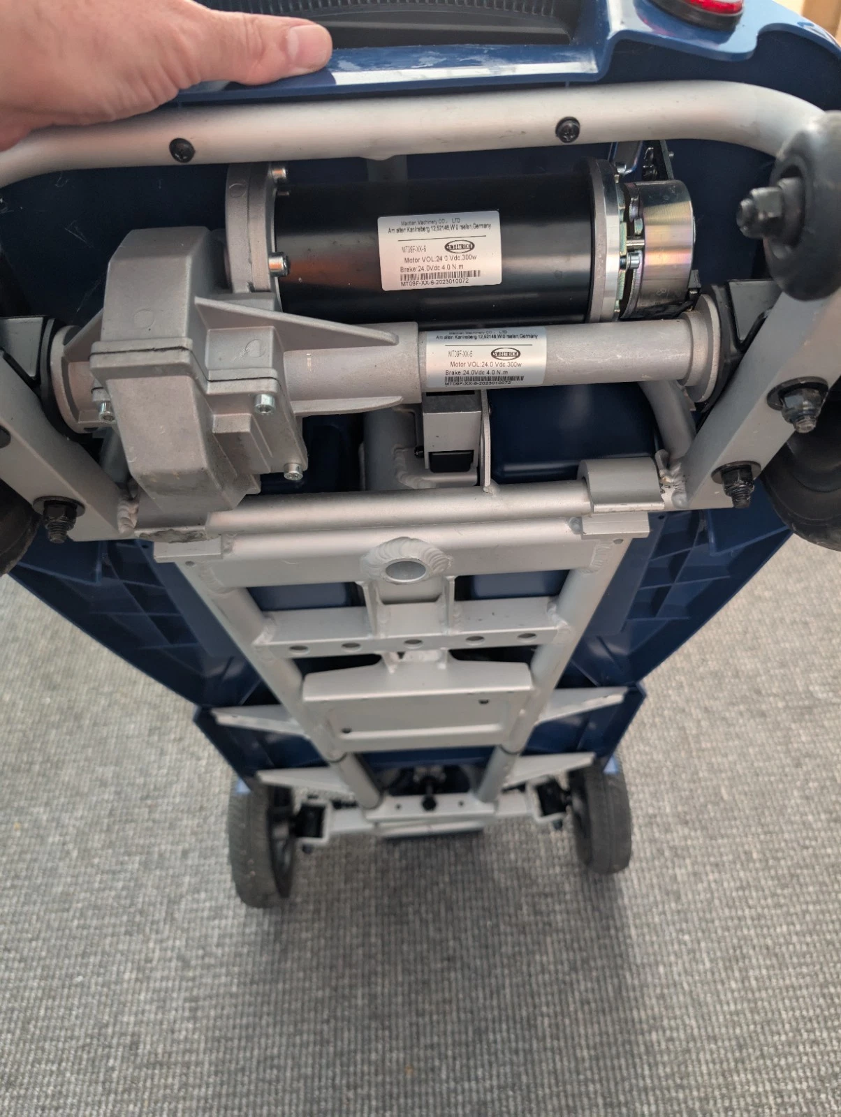 Pride Apex Alumalite Mobility Scooter Blue - Image 14