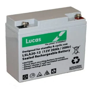 Lucas 12V 20Ah AGM/GEL Mobility Scooter & Wheelchair Batteries